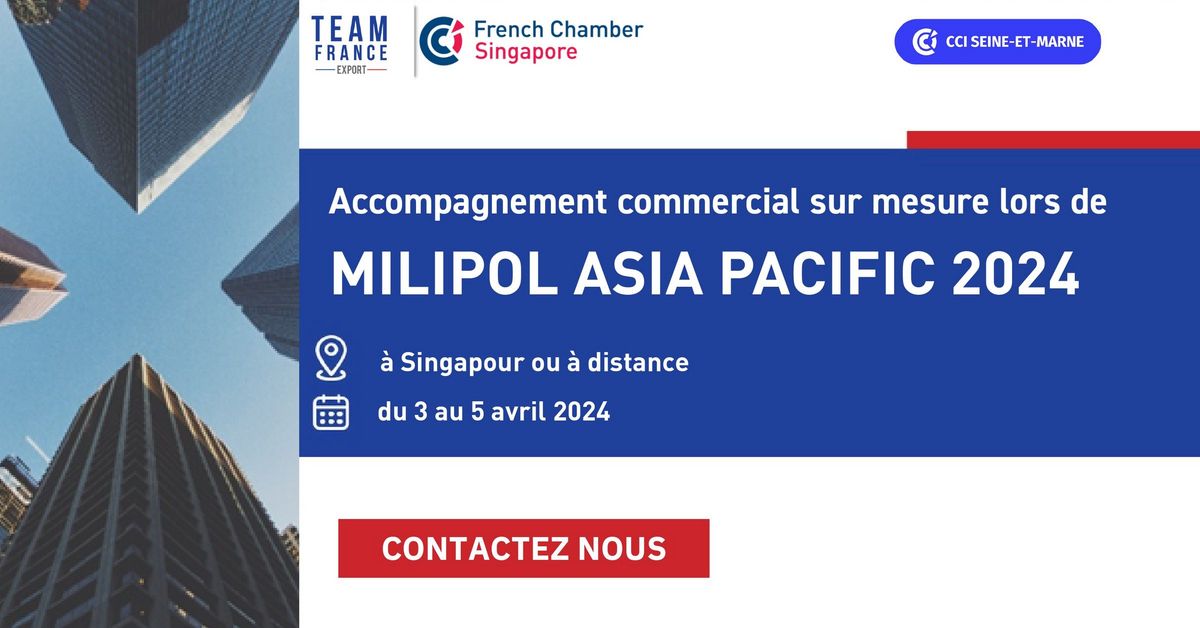Mission Milipol Asia Pacific 2024 French Chamber of
