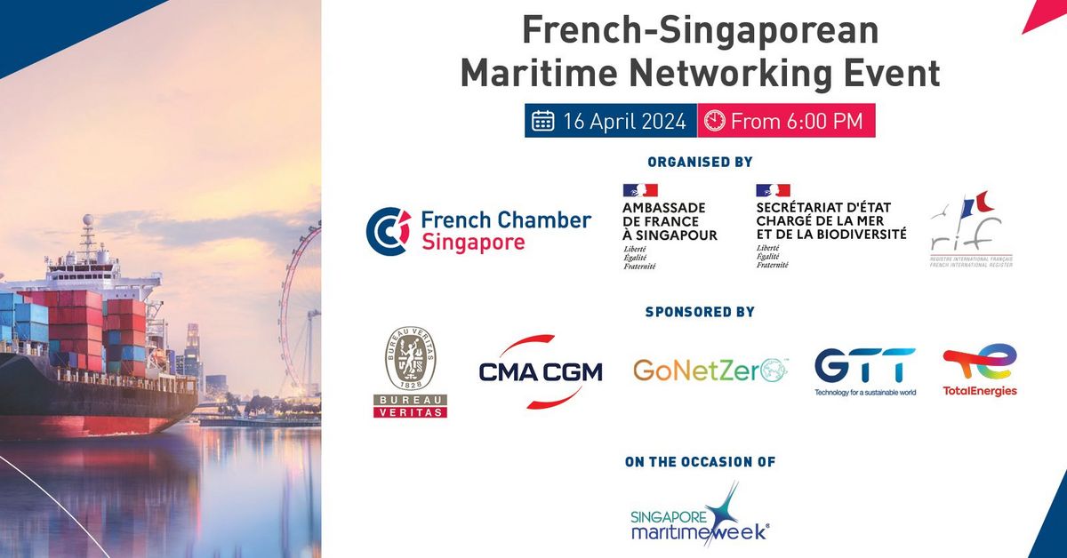 FrenchSingaporean Maritime Networking Event 2024 French Chamber of